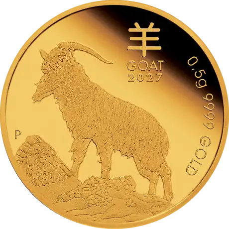 0.5g Lunar III Cabra | Oro | 2027 | Blister