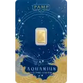 0.5g Zodiac Gold Bar | PAMP | Aquarius