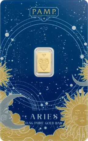 0.5g Zodiaco Lingote de Oro | PAMP | Aries