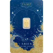 0.5g Zodiac Gold Bar | PAMP | Aries
