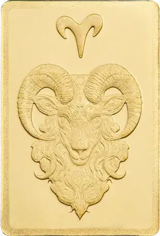 0.5g Zodiaco Lingote de Oro | PAMP | Aries