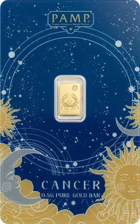 0.5 gr Zodiacale Lingotto d'oro | PAMP | Cancro