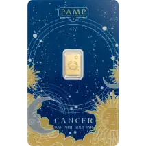 0.5g Zodiac Gold Bar | PAMP | Cancer