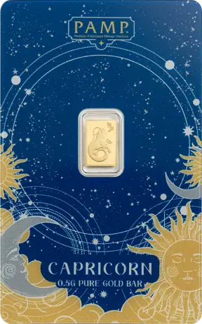 0.5g Zodiaco Lingote de Oro | PAMP | Capricornio