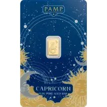 0.5g Zodiac Gold Bar | PAMP | Capricorn