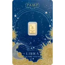 0.5g Zodiac Gold Bar | PAMP | Libra
