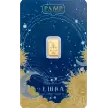 0.5g Zodiaco Lingote de Oro | PAMP | Libra