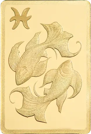 0.5g Sternzeichen Goldbarren | PAMP | Fische