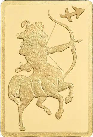 0.5g Zodiac Gold Bar | PAMP | Sagittarius