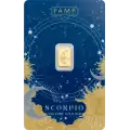 0.5g Sternzeichen Goldbarren | PAMP | Skorpion