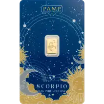 0.5g Zodiac Gold Bar | PAMP | Scorpio