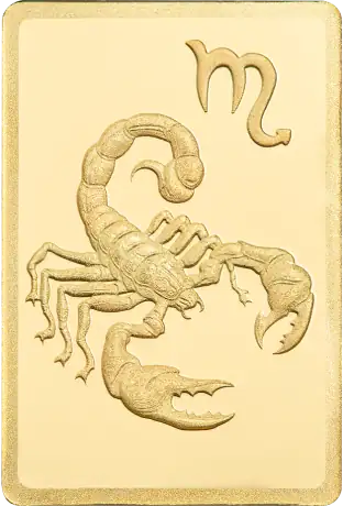 0.5g Zodiaco Lingote de Oro | PAMP | Escorpio