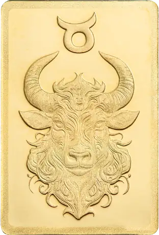 0.5 gr Zodiacale Lingotto d'oro | PAMP | Toro