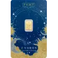 0.5g Sternzeichen Goldbarren | PAMP | Stier