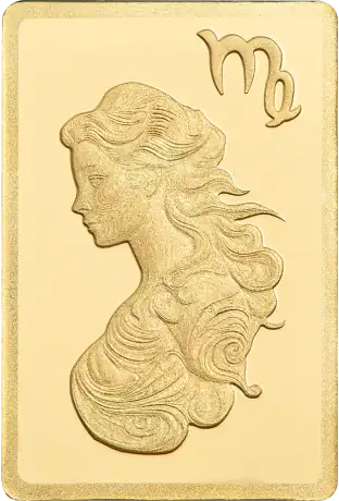 0.5g Zodiaco Lingote de Oro | PAMP | Virgo