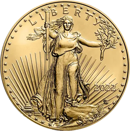 1/10 oz American Eagle d'oro | 2022