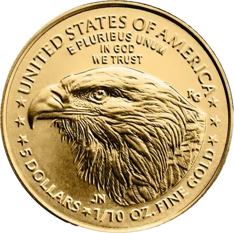 1/10 oz American Eagle d'oro | 2022