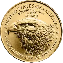1/10 oz Amerykański Orzeł Złota Moneta | 2026