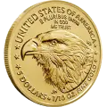 1/10 oz Amerykański Orzeł Złota Moneta | 2026