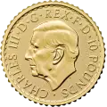 1/10 oz Britannia de Oro Carlos III | 2027