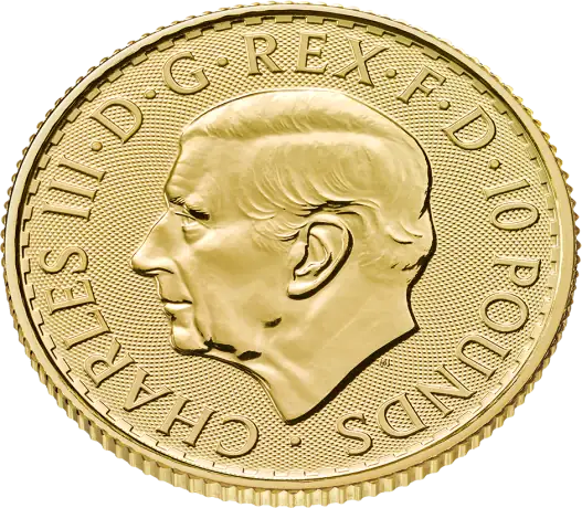 1/10 oz Britannia de Oro Carlos III | 2027