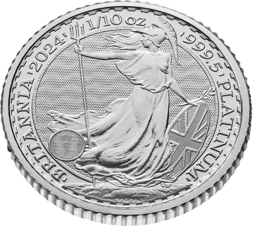 1/10 oz Britannia Charles III Platinum | 2024