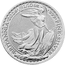1/10 oz Britannia Charles III Silver Coin | 2026