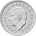 1/10 oz Britannia de Plata Carlos III | 2027