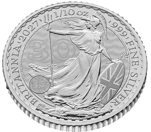1/10 oz Britannia de Plata Carlos III | 2027