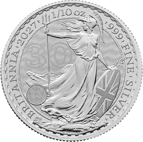 1/10 oz Britannia de Plata Carlos III | 2027