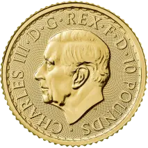 1/10 oz Britannia Złota Moneta | Mieszane Roczniki | Nieobiegowa