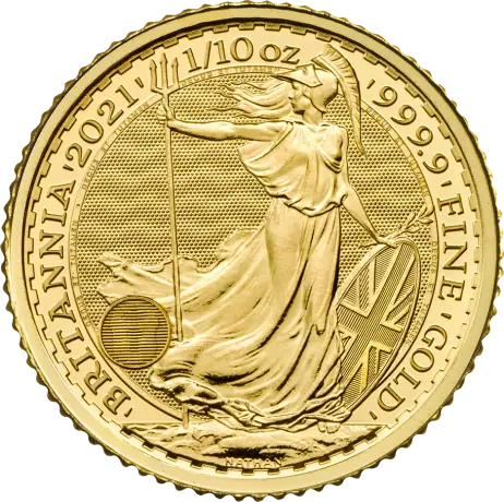 1/10 oz Britannia Złota Moneta | Mieszane Roczniki | Nieobiegowa