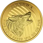 1/10 oz Howling Wolf 999.99 | Gold | 2015