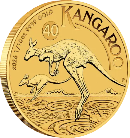 1/10 oz Australijski Kangur Złota Moneta | 2026