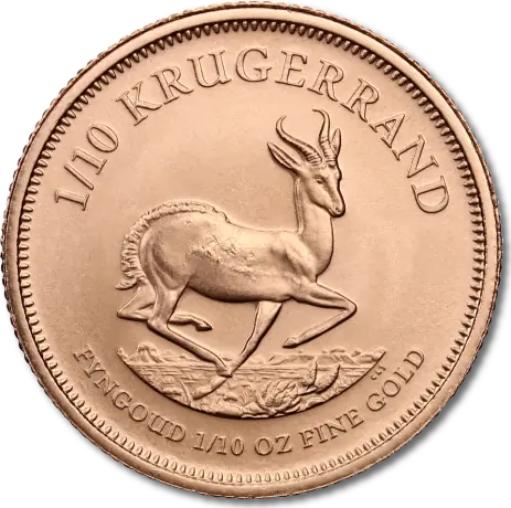 1/10 oz Krugerrand Gold Coin | mixed years