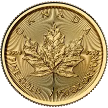 1/10 oz Maple Leaf | Oro | 2026