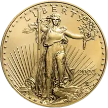1/2 oz Amerykański Orzeł Złota Moneta | 2026