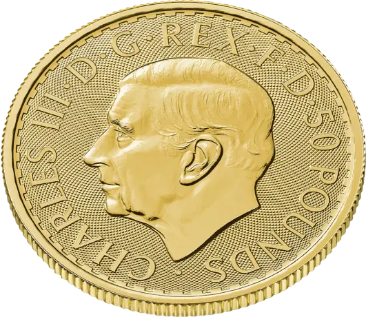 1/2 oz Britannia Charles III Gold Coin | 2024