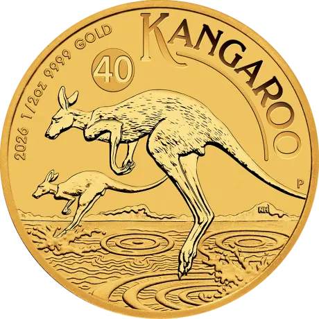 1/2 oz Australijski Kangur Złota Moneta | 2026