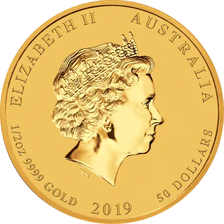 1/2 oz Lunar II Pig Gold Coin (2019)