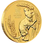 1/2 oz Lunar III Mouse Gold Coin (2020)