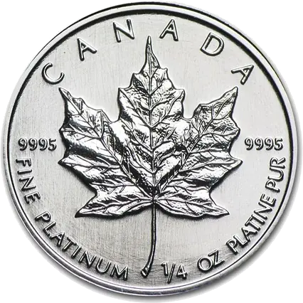 1/2 oz Maple Leaf | Platinum | mixed years