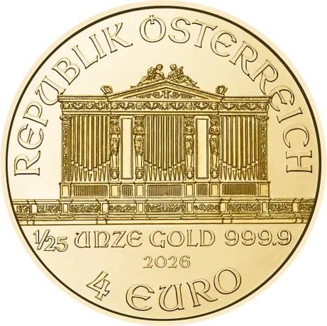1/25 oz Wiener Philharmoniker Goldmünze | 2026