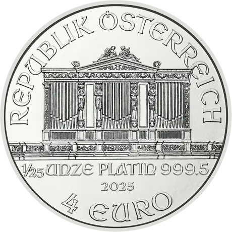 1/25 oz Wiener Philharmoniker Platinm&uuml;nze | 2026