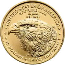 1/4 oz Amerykański Orzeł Złota Moneta | 2026