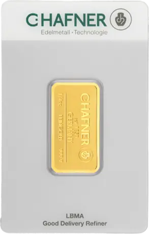 1/4 oz Gold Bar | C.Hafner