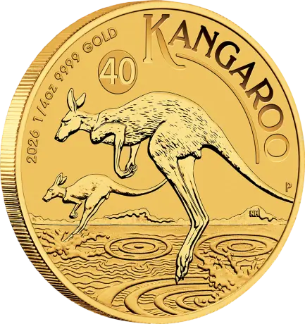 1/4 oz Australijski Kangur Złota Moneta | 2026