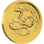 1/4 oz Lunar II Snake | Gold | 2013