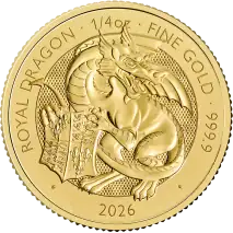 1/4 oz Tudor Beasts Royal Dragon | Oro | 2026
