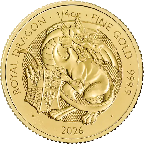 1/4 oz Tudor Beasts Royal Dragon | Oro | 2026